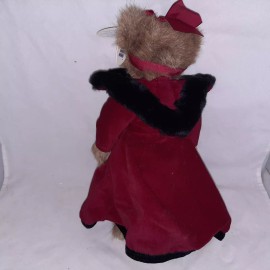 Bearington Christmas Bear Corina Carolton 1753 New With Tags Red Coat