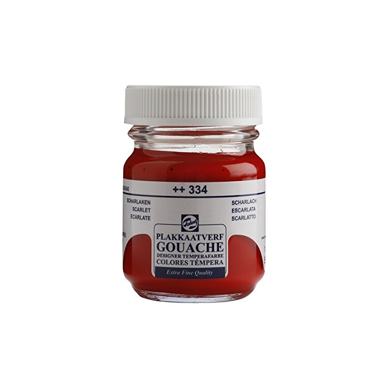 Talens Scarlet - GOUACHE PAINT 50ml JAR