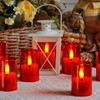 Zevanor Flameless Small Tea Light LED Candles, Acrylic Battery Operated