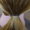200, Jumbo Size, Black Color, US Made Rubber Hair Bands