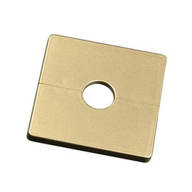 Wall Split Flange Plumbing Cover Plates Square Shower Arm Escutcheon Plate Pipe Flange Cover for Fixed Shower Head Faucet Standard Pipes (12mm/0.47in)