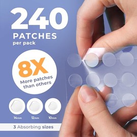 KEYCONCEPTS Patchrx Parches De Espinillas Para La Cara (240 Parches), Parches Hidrocoloides Para Acn Con Aceite De rbol De T Y cido Saliclico,...     