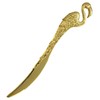 Evenchae Flamingo Letter Opener, Elegant Gold Finish, Desk Accessory for