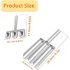 Jindizi Triple Meat Baller Scoop, Stainless Steel Meatball Machine Meatball