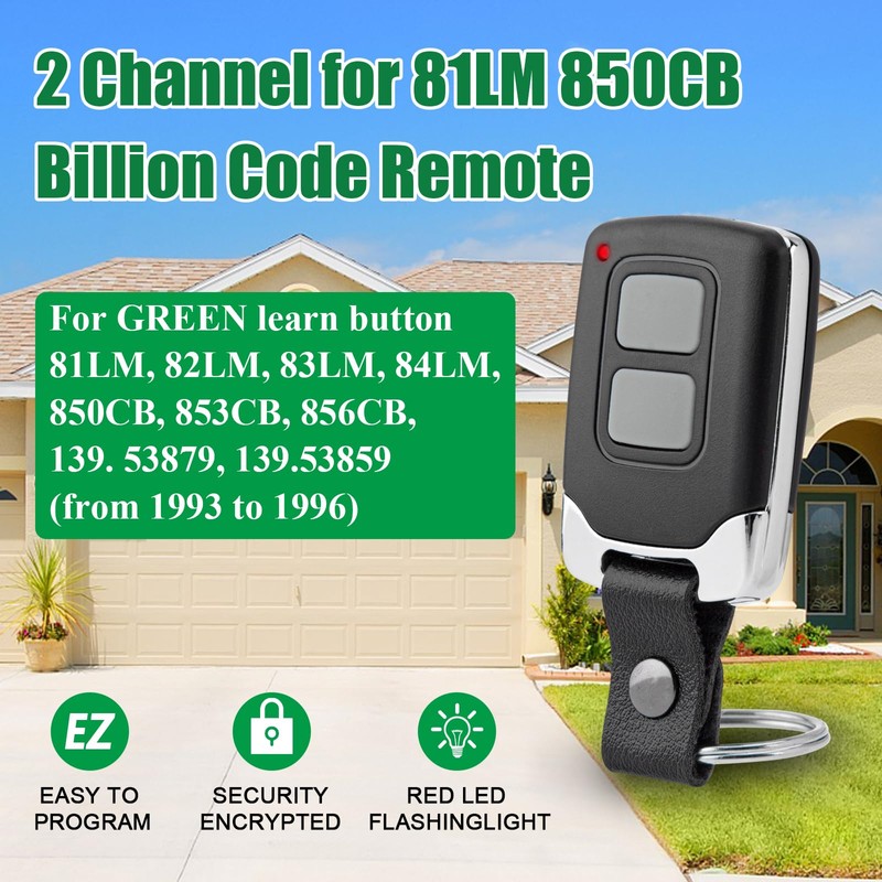 LAWOHO 81LM 61LM 850CB Billion Code Mini Keyring Remote for