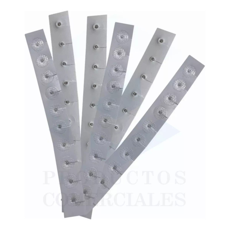 Productos comerciales mx Balines Con Cinta Transparente Auriculoterapia 50 Piezas