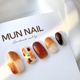 MunNail Almond Nail Tips - Round / MunNail 아몬드 네일팁 - 라운드
