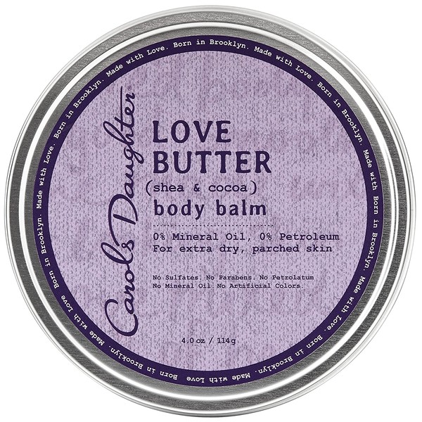 Carol’s Daughter Nourishing Love Butter Body Balm with Shea Butter and Cocoa Butter for Extra Dry Parched Skin and No Parabens, 4 oz