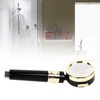 Handheld Shower Head with Water Stop Button 3 Levels Adjustable