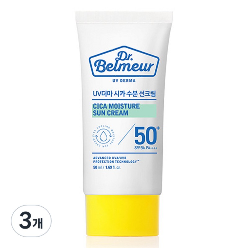 Partner_Reference 더페이스샵 닥터벨머 UV 더마 시카 수분 선크림 SPF50+ PA++++