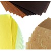 50 Mulberry Paper Sheets Plain Origami Design Craft Handmade Art