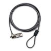 Targus DEFCON T-Lock Resettable Combo Cable Lock for Laptop Computer