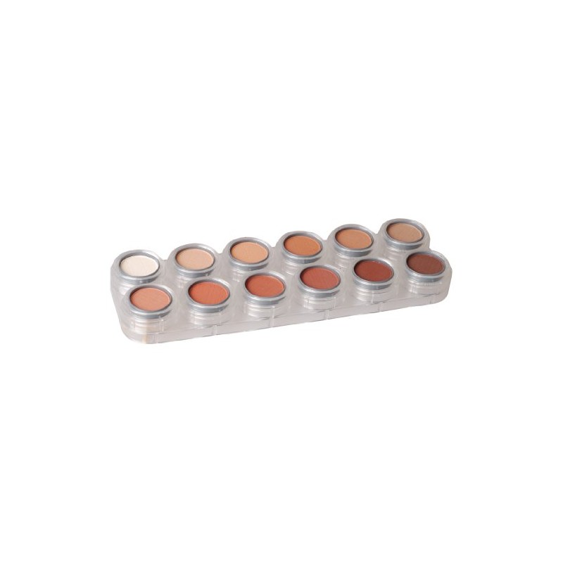Rouge-/Lidschattenpalette RC mit 12 Farben