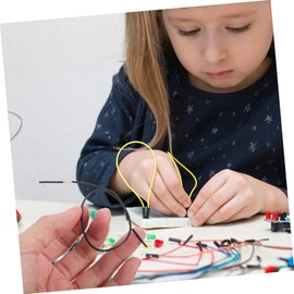 Operitacx 2 Sets of Electrical Connection Wire, Demo Teaching Wire, Insulated Copper Wire for Craft Laboratory Equipment, 100 Pieces x 2