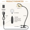 iZELL Desk Lamp, LED Reading Light with Clamp, 3 Color