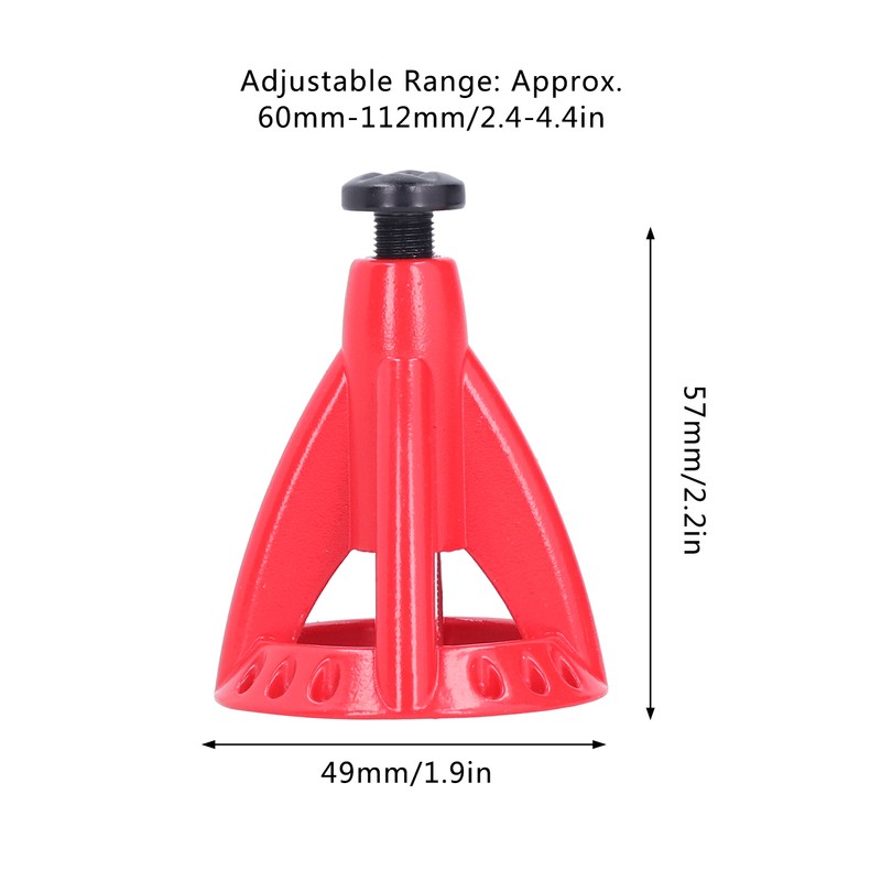 2pcs Metal 6T Jack Stand Adjustable Height Simulation Lifting for