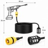 3/8-Inch Water Inlet Hose for Cordless Car Washers – Flexible