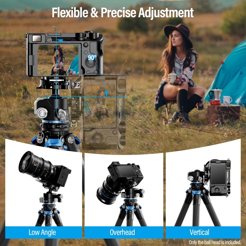 SIRUI Ball Head for Tripod, 29mm Low Profile Ball Head