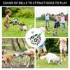 SUNFATT Dog Soccer Ball,Dog Ball,Floatable Squeaky Ball and Built-in Dog