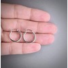 16mm Sterling Silver Creole Ear Hoops