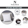 Nalitex Throw Pillow Inserts (Pack of 2, White) Decorative Throw