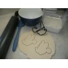 AJT SIDE FACING MINNIE MOUSE FACE OUTLINE CARTOON COOKIE CUTTER