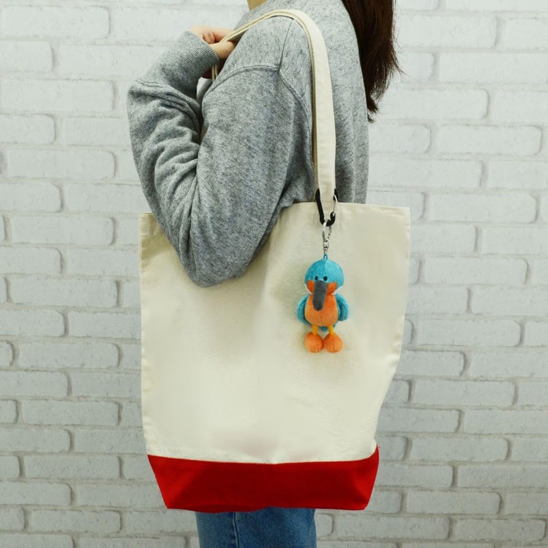 Niki Keychain, Kingfisher, 3.9 inches (10 cm), Bird, Kids, Blue,