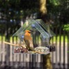 A - Z Window Bird Feeder Redwood Leisure Window Bird