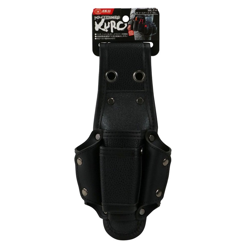 SK11 SSL-T-4 Black Tool Case, 4 Inserts, Storage for Pliers,