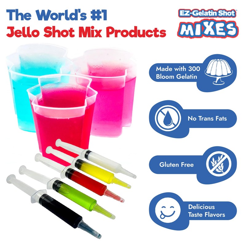 Kamikaze Jello Shot Mix 6.78 oz - Premium Gluten-Free Jello