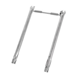Hongso 69785 18" Stainless Steel Burner Tubes Replacement Parts for Weber Spirit 2 Burner 200 Series E-210 E-220 S-210 S-220, Spirit II 210 & GS4 II E-210, II E-220 Gas Grill (with Up Front Controls)