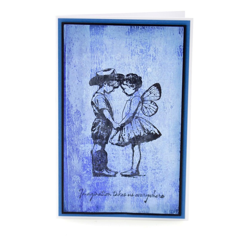 Cosmic Shimmer Imagination Pre Cut Rubber Stamp Set by Andy