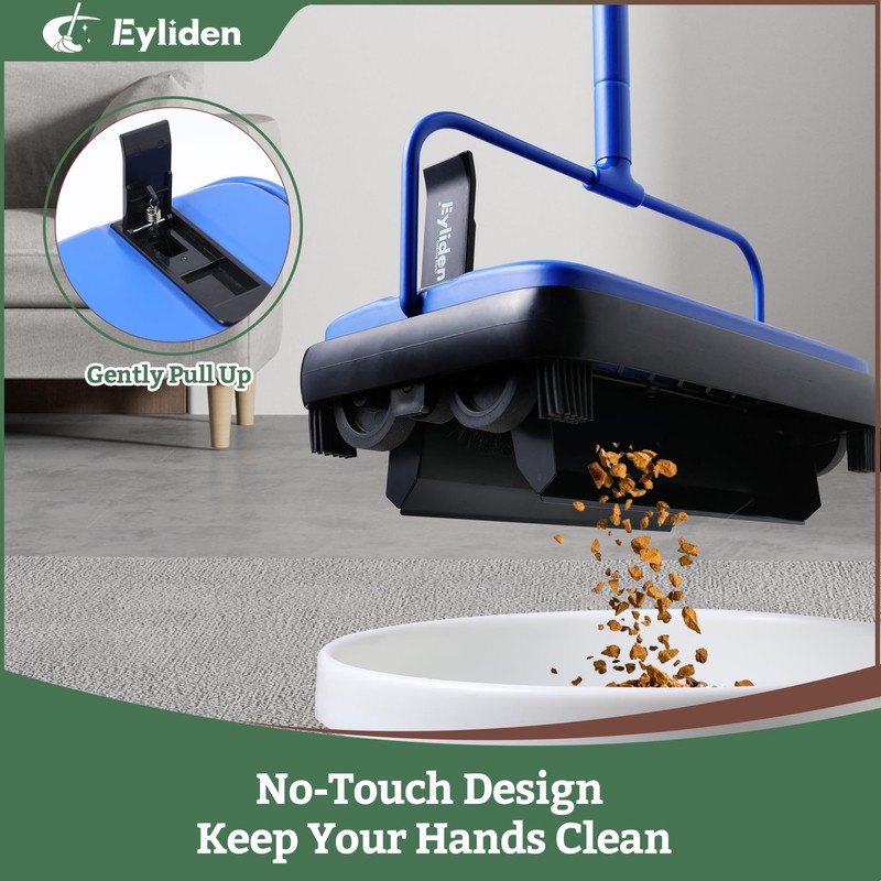 Eyliden Carpet Sweeper, Mini Size Lightweight Hand Push Carpet Sweepers