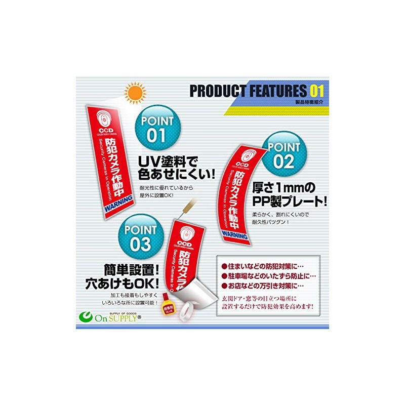 [OnSUPPLY] Security Plate for Increasing the Effect of Security Cameras