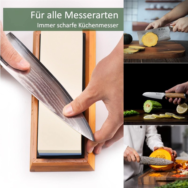 Wakoli SCH-10/40 Waterstone Grindstone Whetstone 1000 / 4000 Graining