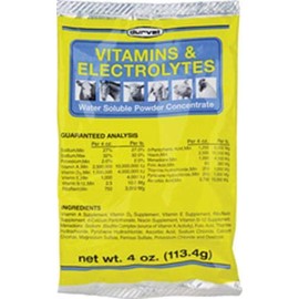 Durvet Vitamins & Electrolytes Conc, 4 oz (113.4g)
