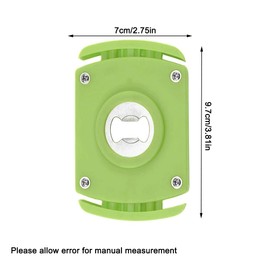 Manueller 2-in-1-Dosenöffner, Dosenöffner, Haushaltsbar-Werkzeug für Getränkedosen (schwarz)