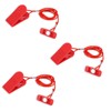 3pcs Universal Treadmill Magnetic Safety Keys, Rectangular Magnet Safety Key