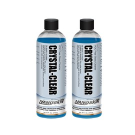 Nanoskin CRYSTAL-CLEAR VOC-Free Glass Cleaner, 32 Oz. Pack (2x16 Oz) - Advanced Eco-Safe, Streak-Free Shine, Multi-Surface Cleaning Solution | For Auto, Home, Office, & Commercial Use | 40:1 Dilution