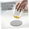 ABOOFAN Pack of 4 Diatom Mud Coasters Absorbent Coaster Diatomaceous