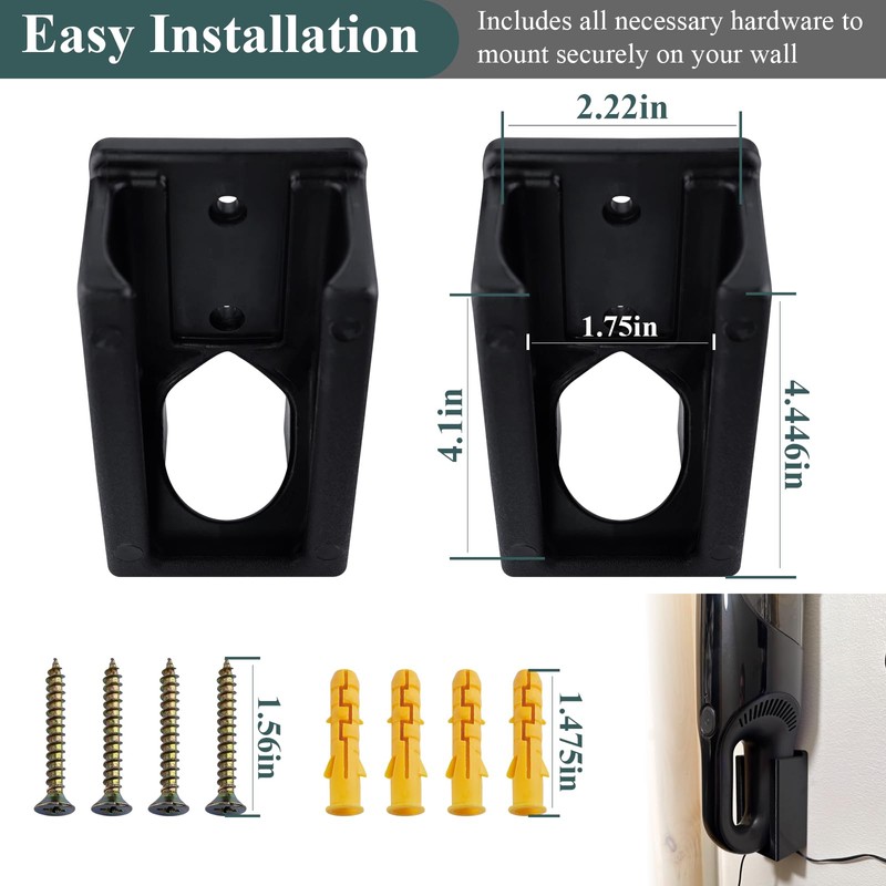 Wall Mount Vacuum Holder Compatible with Shark Handheld Vacuum Models