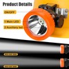 Lokilo Ultra-Bright LED Mining Headlamp,Rechargeable Waterproof Hard Hat White Light