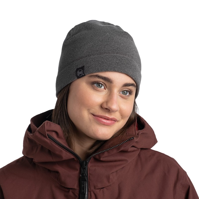 Buff Unisex Maroon Htr Polar Hat, green, One Size UK