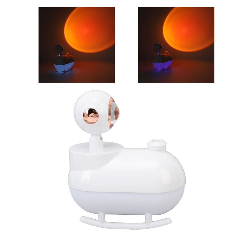 Mini Air Humidifier Quiet Portable Multifunctional Aroma Humidifier for Study