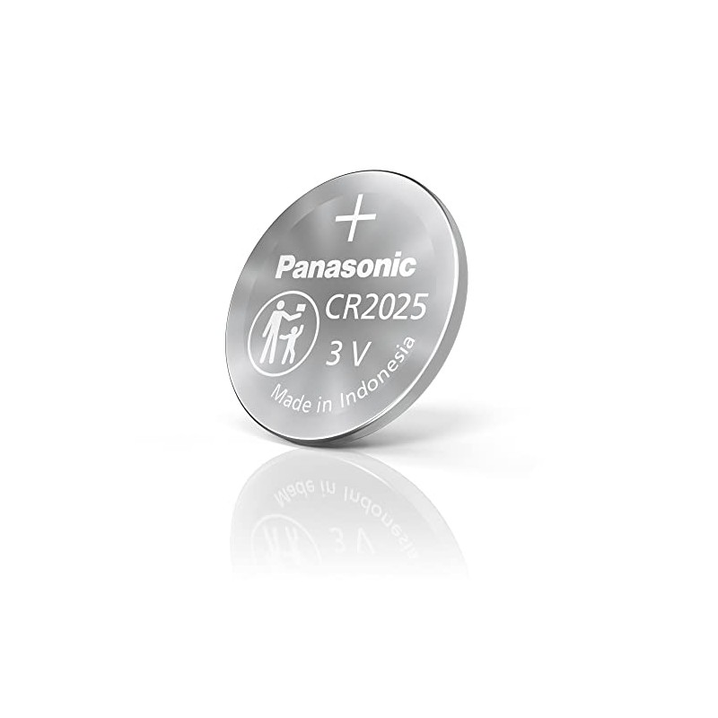 Panasonic Pila Tipo Moneda Modelo Cr-2025pm/5b, Rojo