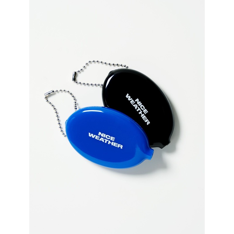 Nice Weather Coin Case Keyring (Black)