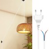 VIEVRE 2 pieces cable with plug, 3 m power cable,