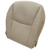 NLQR Front Passenger Side Bottom Seat Cover Tan Replacement Microfiber
