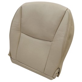 NLQR Front Passenger Side Bottom Seat Cover Tan Replacement Microfiber Leather Compatible with Lexus GX470 2003 2004 2005 2006 2007 2008 2009