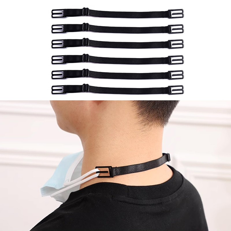 Set of 6 Comfortable Mask Life Without Pain Ears, Elastic